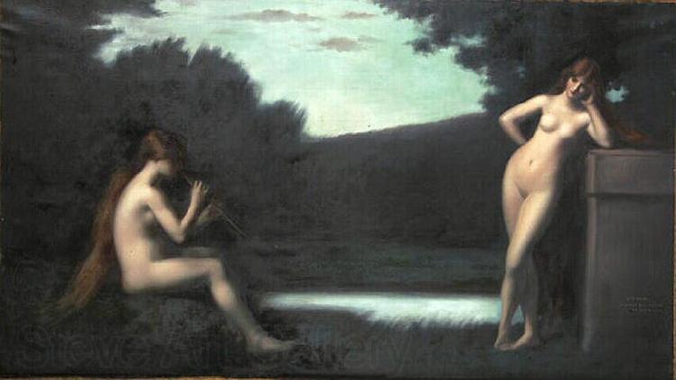 Jean-Jacques Henner Nus feminins Norge oil painting art